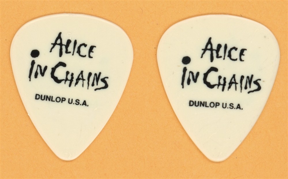Alice in Chains Jerry Cantrell Vintage Guitar Pick - 1992 Dirt Tour