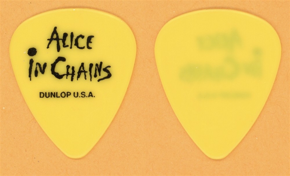 Alice in Chains Jerry Cantrell Vintage Guitar Pick - 1992 Dirt Tour