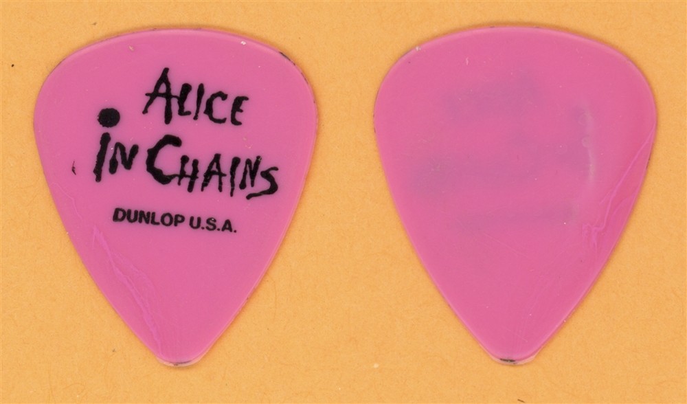 Alice in Chains Jerry Cantrell Vintage Guitar Pick - 1992 Dirt Tour