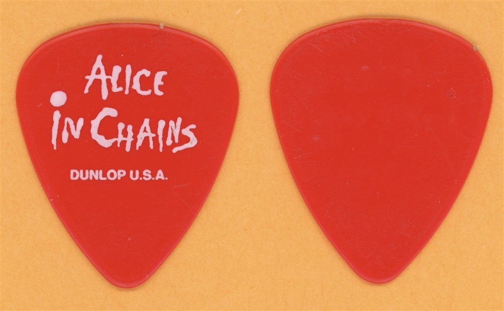 Alice in Chains Jerry Cantrell Vintage Guitar Pick - 1992 Dirt Tour