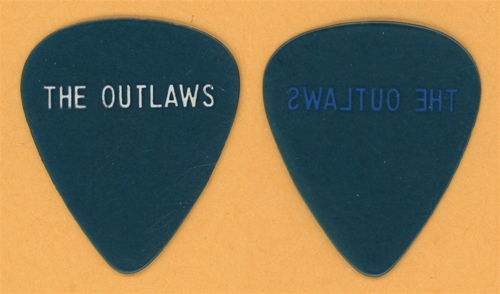 Outlaws Hughie Thomasson 1st Custom Vintage Guitar Pick - 1979 Tour