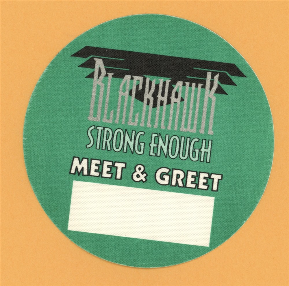 BlackHawk 1995 Strong Enough Tour MEET & GREET Backstage Pass