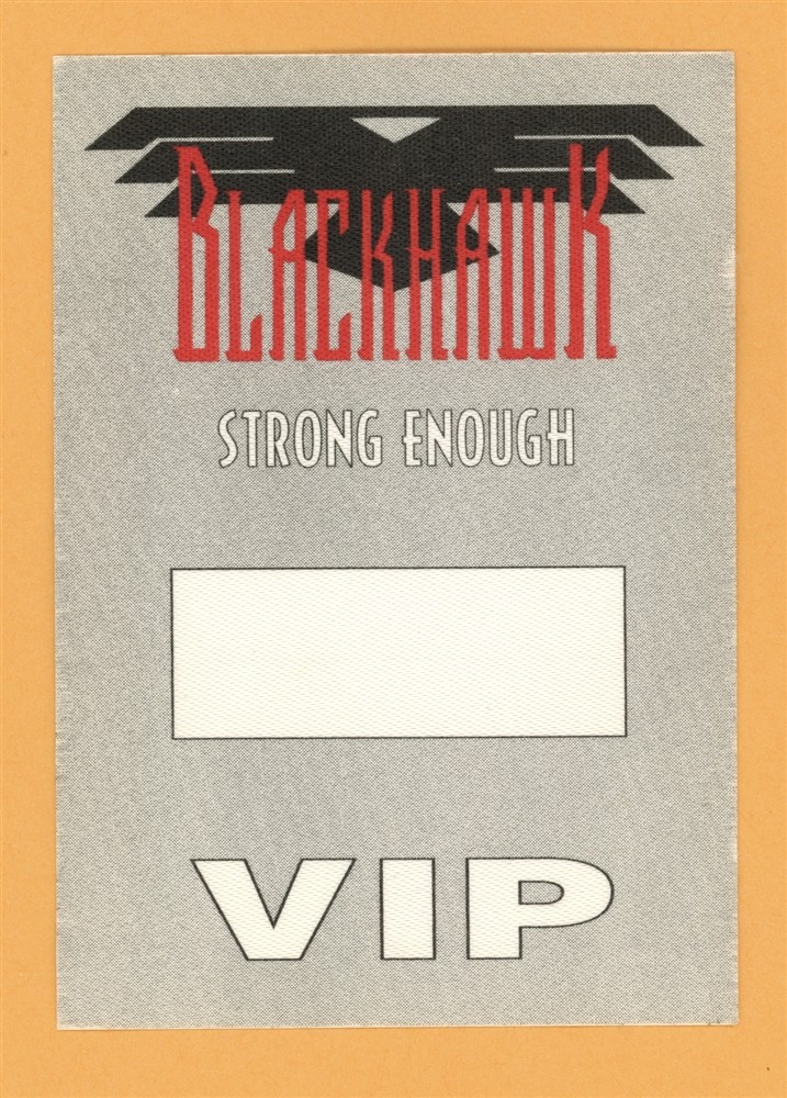 BlackHawk 1995 Strong Enough Tour VIP Backstage Pass