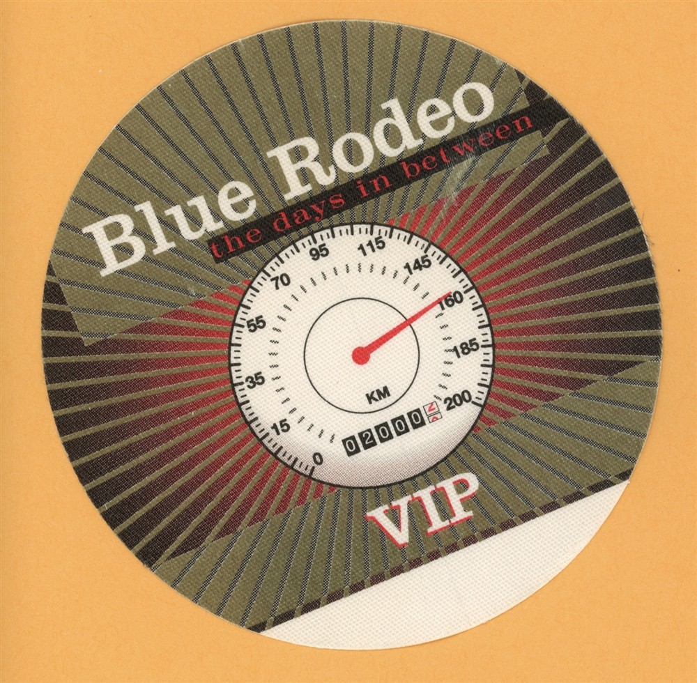 Blue Rodeo Concert Tour VIP Backstage Pass