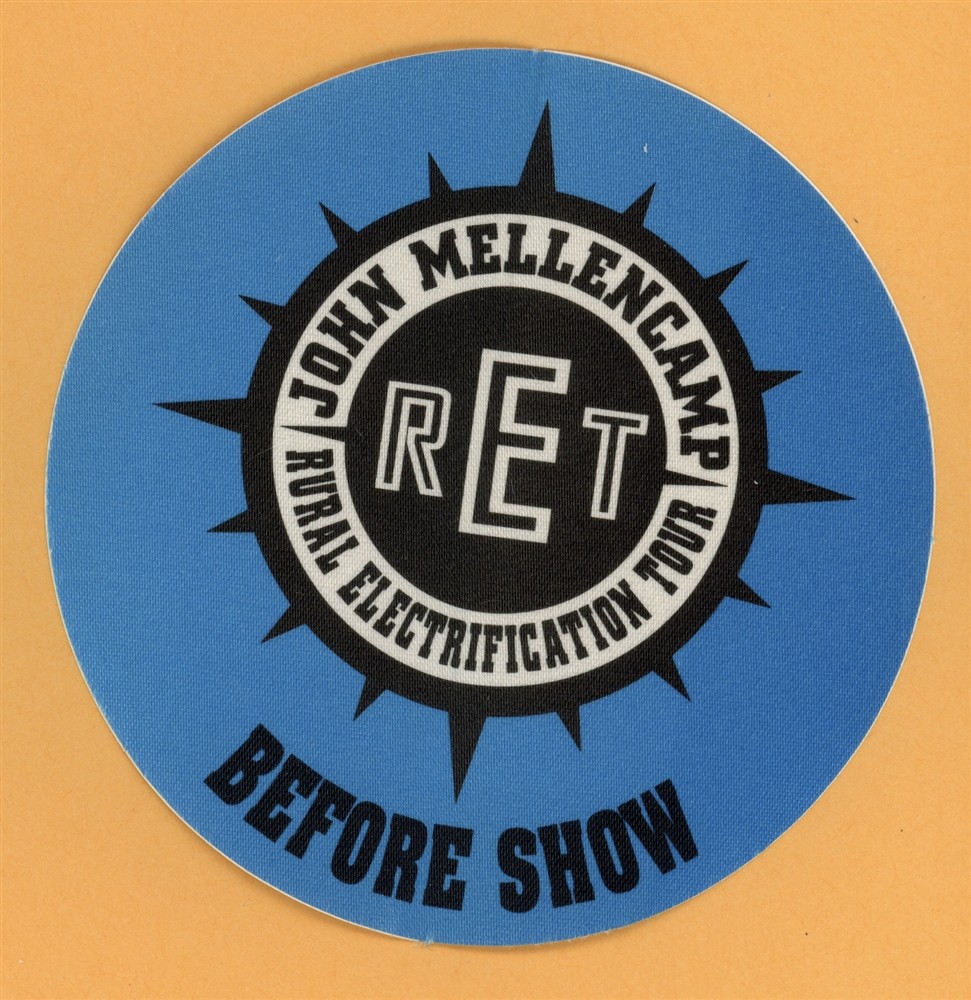 John Mellencamp 1999 Rural Electrification Concert Tour BEFORE Backstage Pass