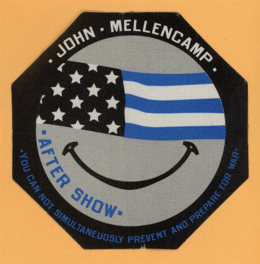 John Mellencamp 2002 Summer Work Concert Tour AFTER SHOW Backstage Pass