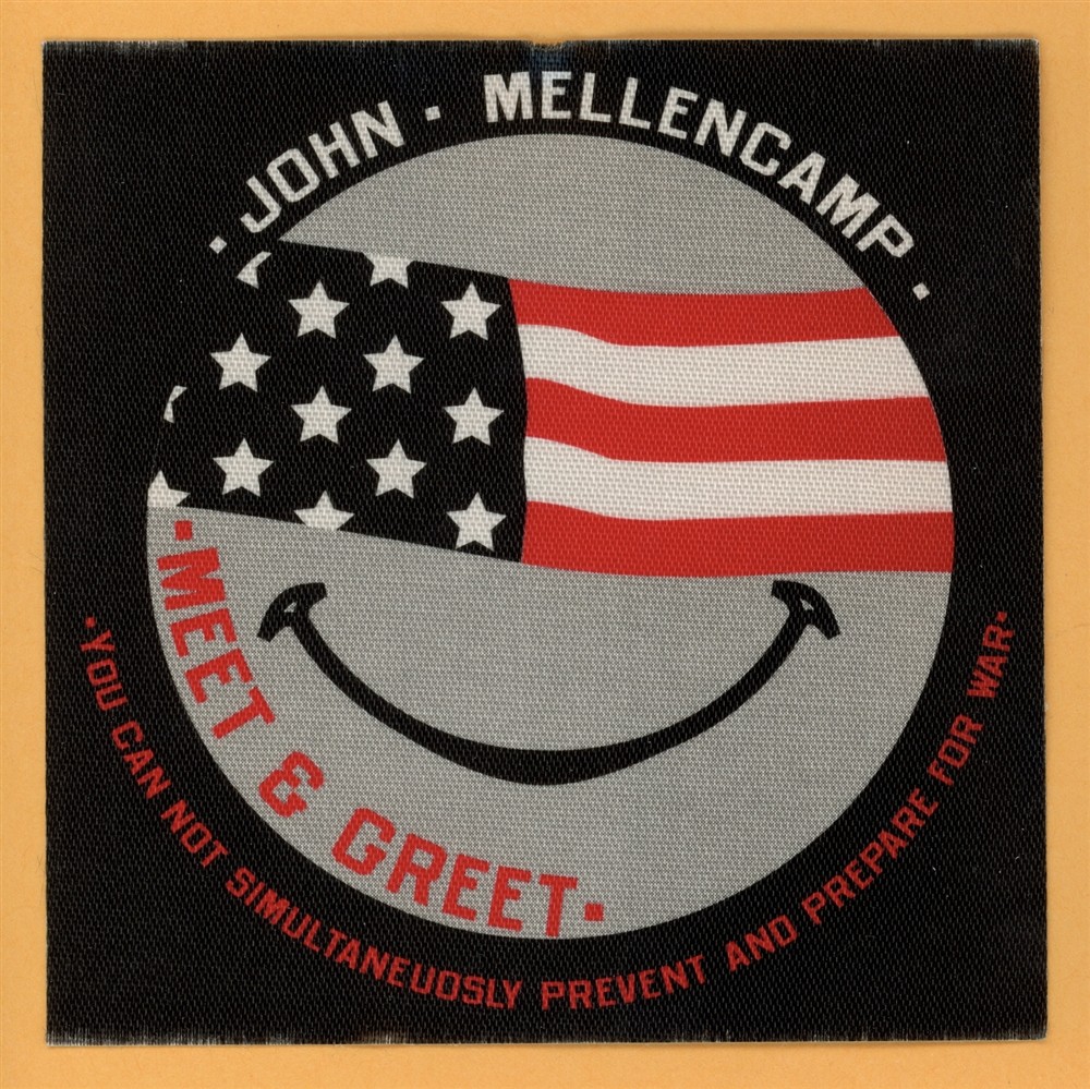 John Mellencamp 2002 Summer Work Concert Tour MEET & GREET Backstage Pass
