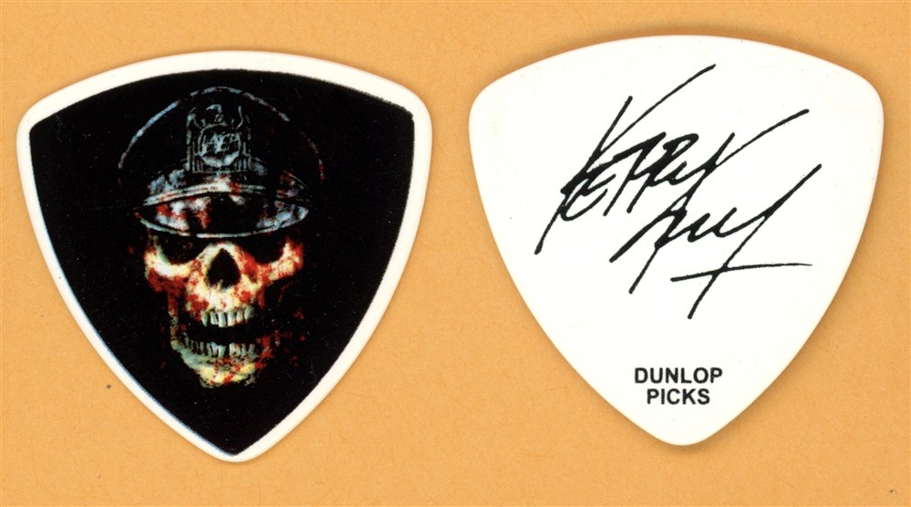 Slayer Kerry King Vintage Guitar Pick - 2011 Hell on Earth Tour