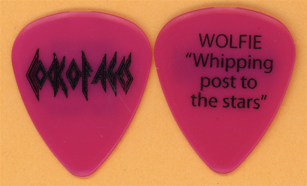 Def Leppard Dave Wolff Vintage Guitar Pick - 2012 Rock of Ages Tour