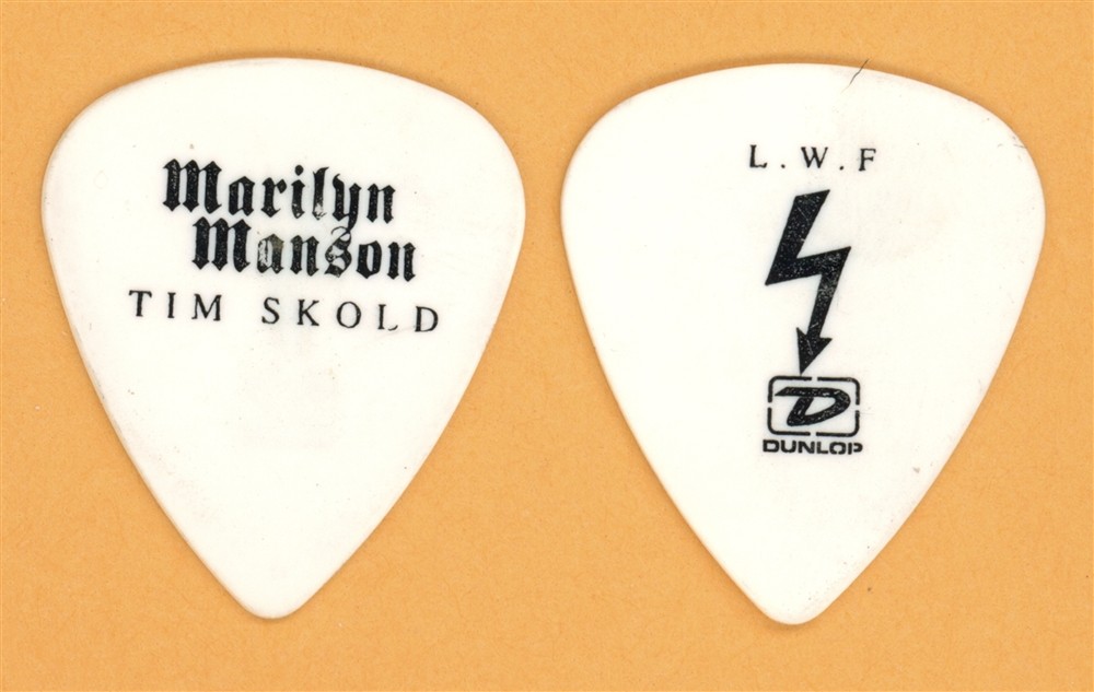 Marilyn Manson Tim Skold Vintage Guitar Pick - 2004 Lest We Forget Tour