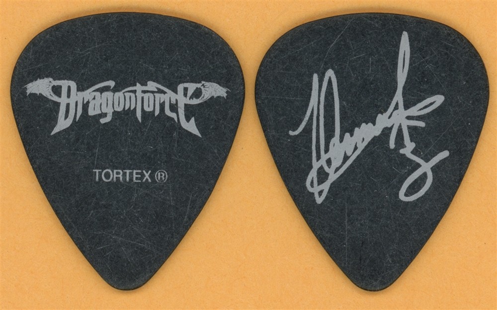 DragonForce Herman Li Vintage Guitar Pick - 2007 Inhuman Rampage Tour