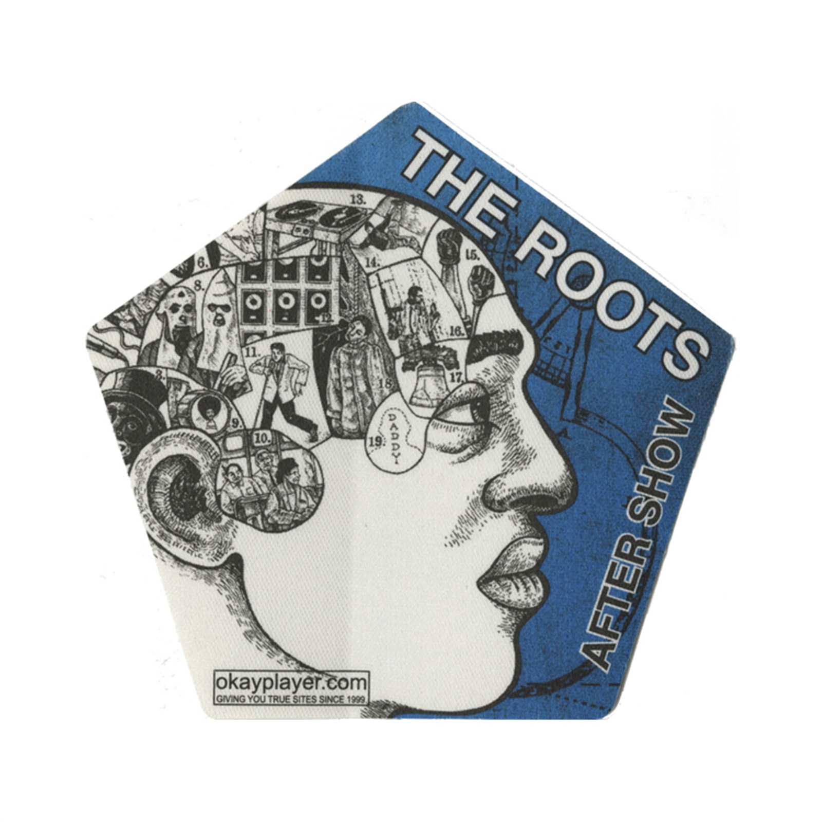 The Roots 2002 Phrenology Concert Tour Aftershow Backstage Pass