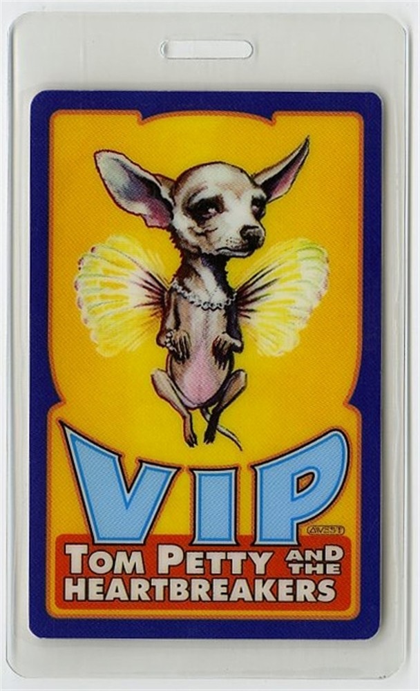 Tom Petty 1995 Concert Laminated Backstage Pass Dogs with Wings Tour