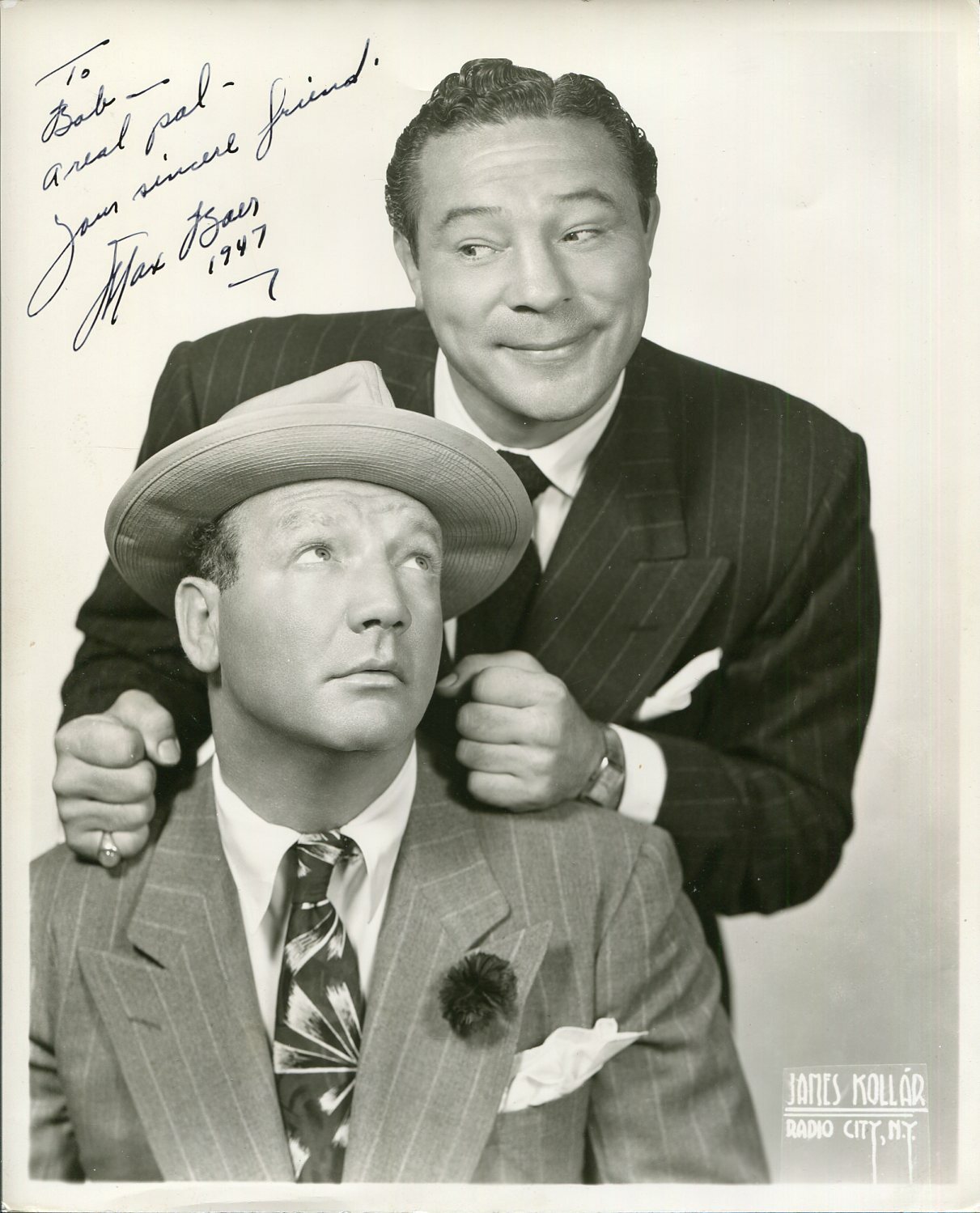 Max Baer Heavyweight  Boxing Champ Signed Autograph Photo PSA DNA W/ Rosenbloom