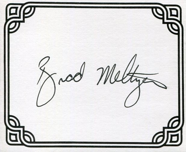 Brad Meltzer Decoded Political Thriller Author Signed Autograph Bookplate
