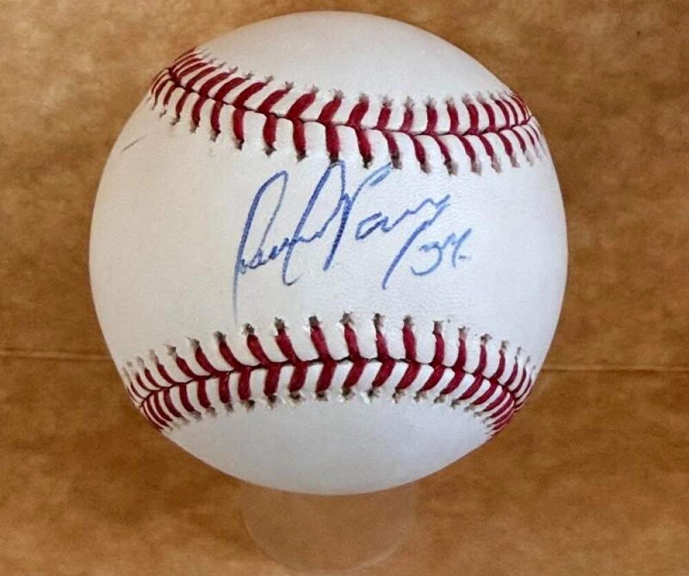 FRANKLIN PEREZ TIGERS SIGNED AUTOGRAPHED M.L. BASEBALL BECKETT AUTH