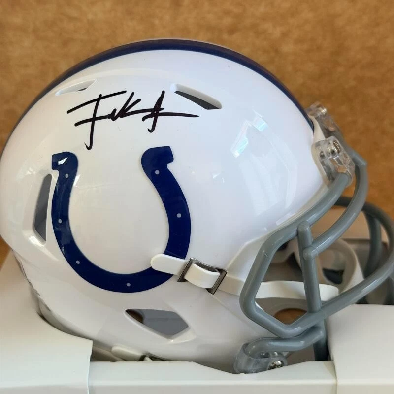 FRANK GORE COLTS SIGNED AUTOGRAPHGED MINI HELMET BECKETT