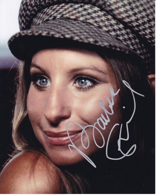 BARBRA STREISAND signed autographed 8x10 photo
