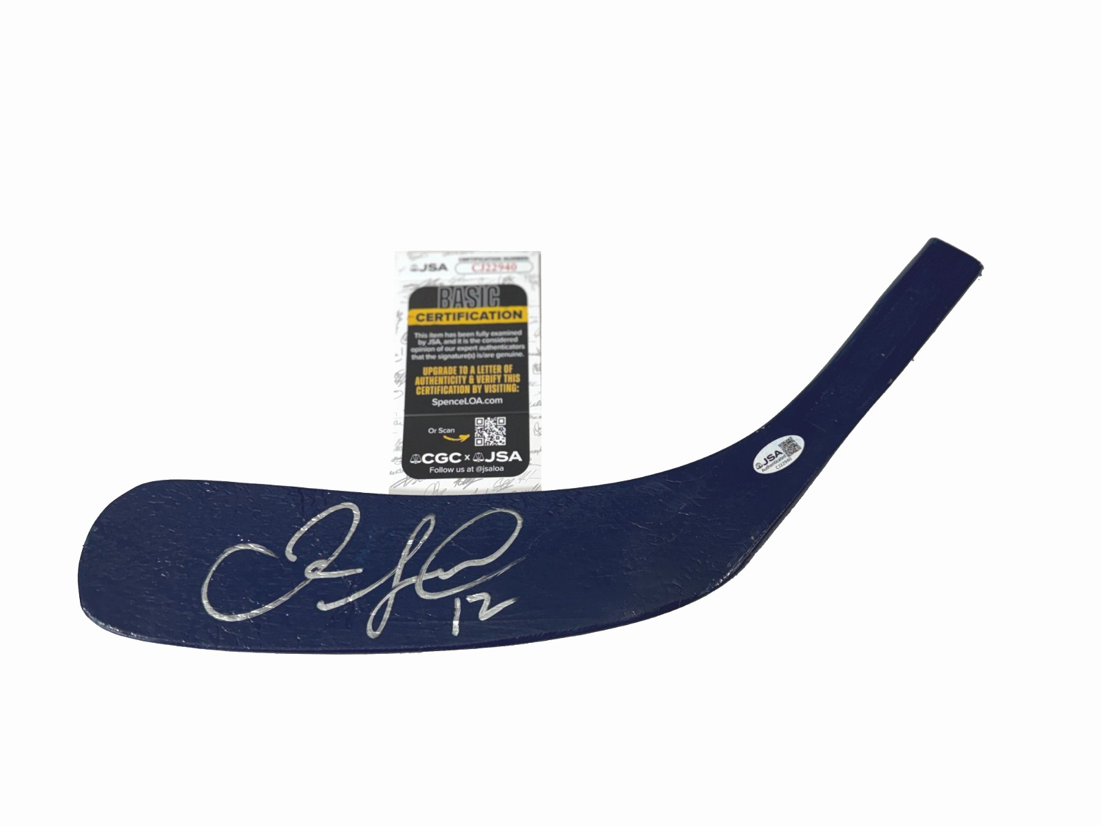 Jarome Iginla Signed Calgary Flames Stick Blade JSA COA