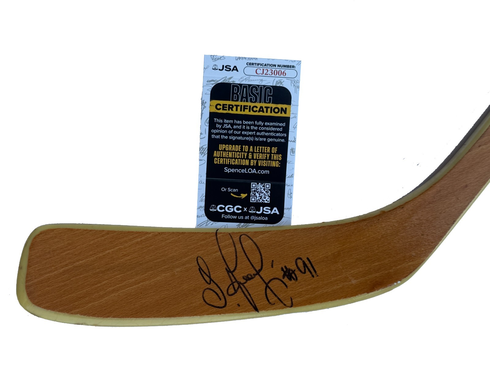 Sergei Fedorov Signed Detroit Red Wings Victoriaville Hockey Stick JSA COA