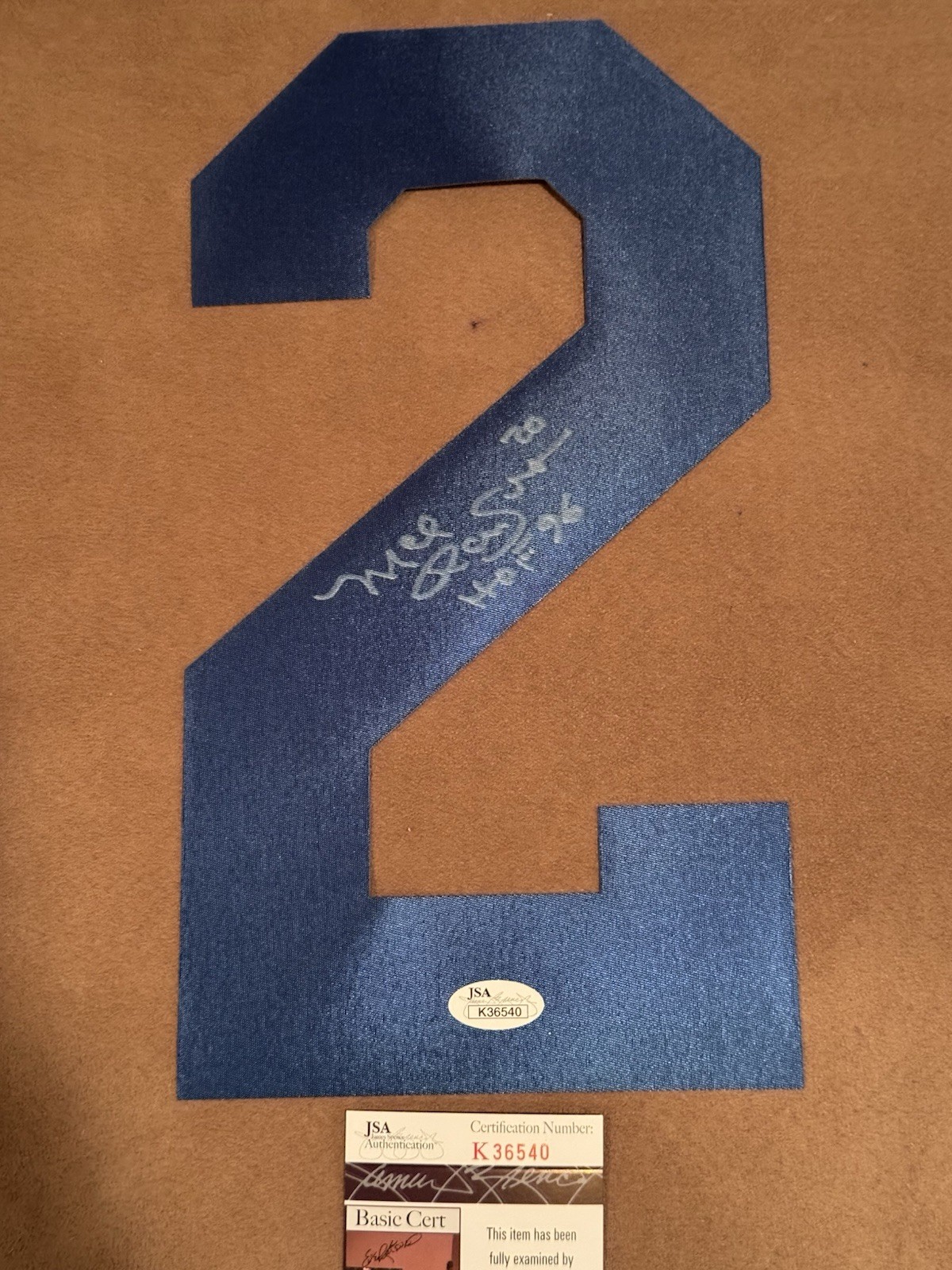 Mel Renfro Signed AUTOGRAPHED Dallas Cowboys Football JERSEY NUMBER “2” JSA
