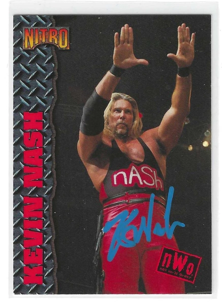 Kevin Nash Signed 1999 Topps WCW/nWo Nitro Card #43 WWE WWF