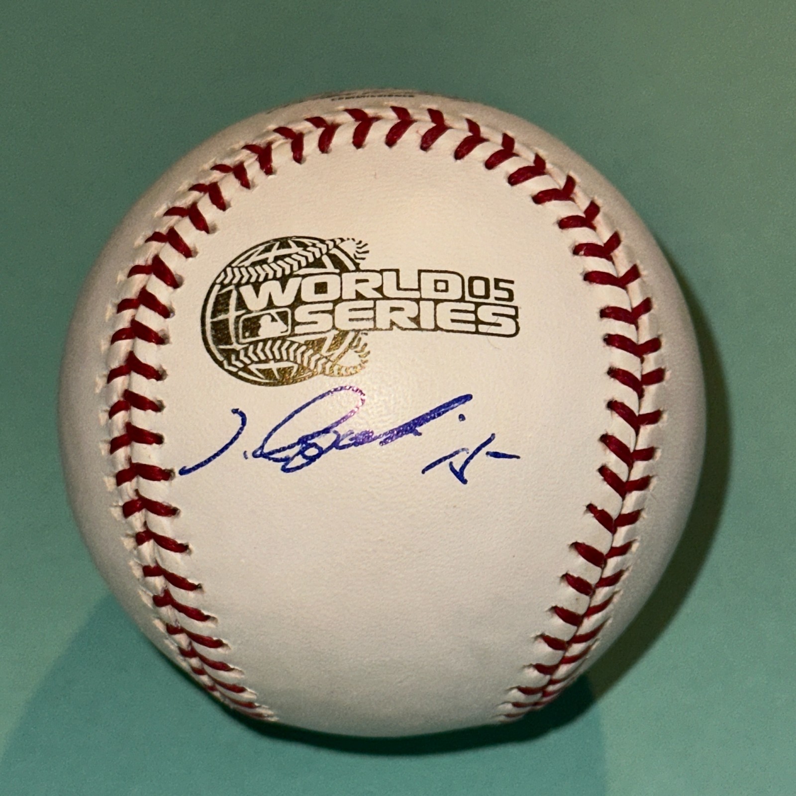 TADAHITO IGUCHI (Sox) Signed Official 2005 WORLD SERIES Baseball Beckett BAS