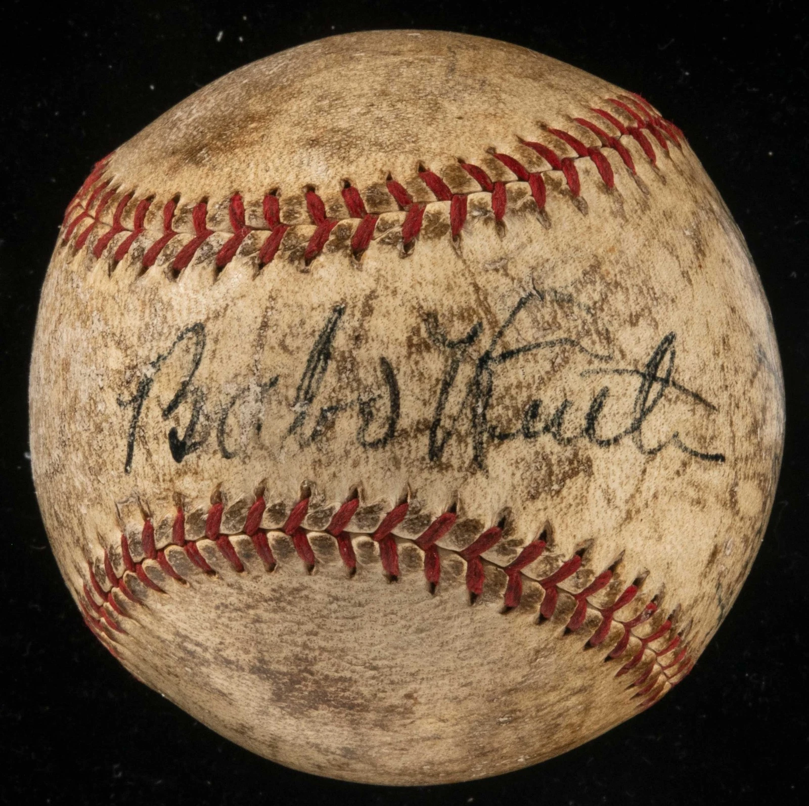 Babe Ruth & Lou Gehrig Dual Signed Baseball PSA DNA COA
