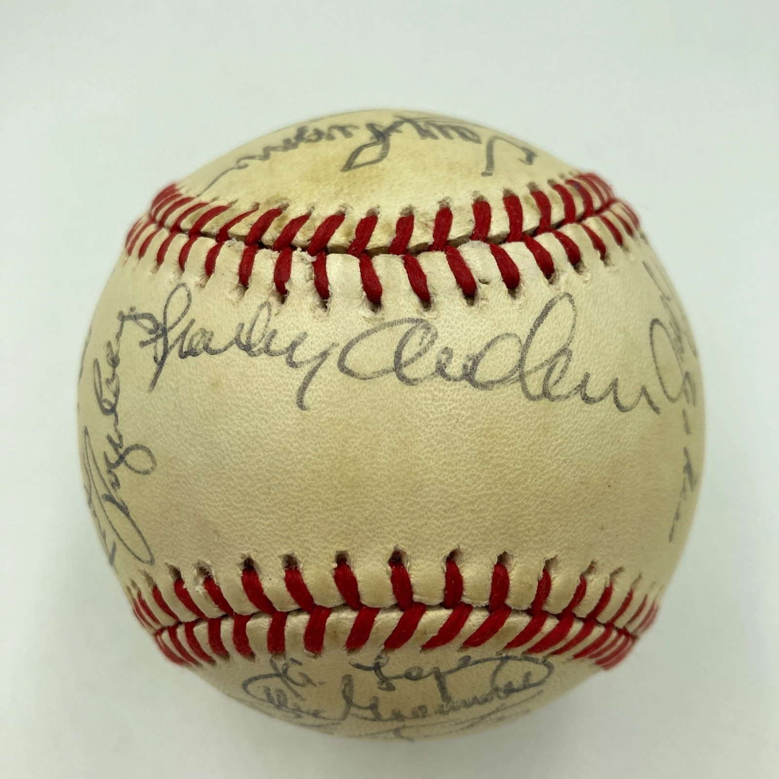 1984 Detroit Tigers World Series Champs Team Signed Baseball 30 Sigs JSA COA