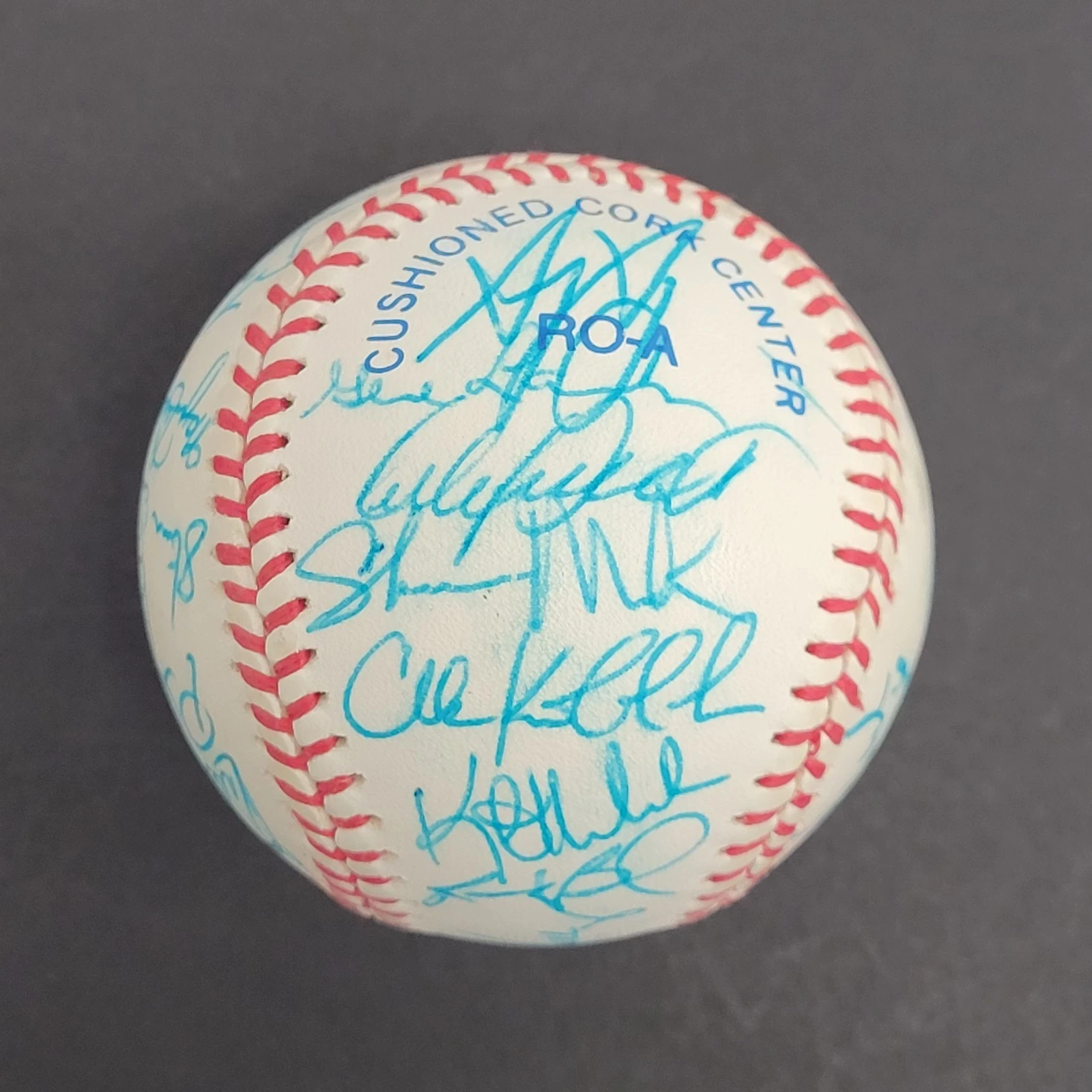 Beautiful 1991 Minnesota Twins World Series Champs Team Signed Baseball JSA COA