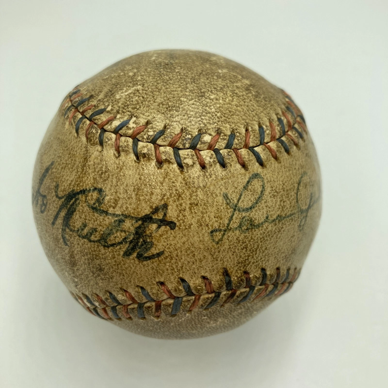 Babe Ruth & Lou Gehrig Dual Signed 1927 Official American League Baseball JSA