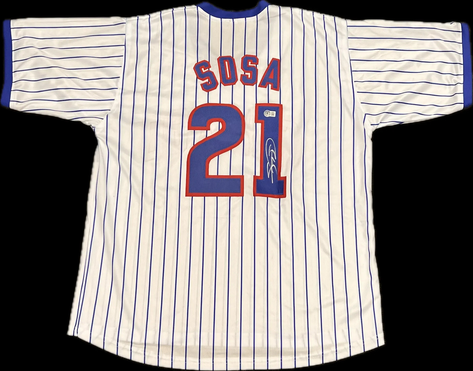 Sammy Sosa Signed Chicago Cubs Jersey BAS