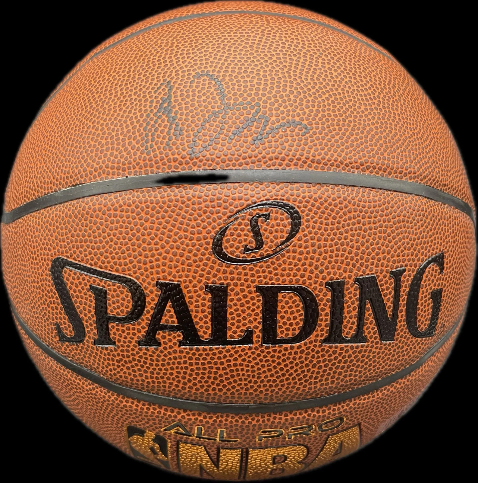 Anthony Davis Los Angeles Lakers Signed Basketball NBA PSA