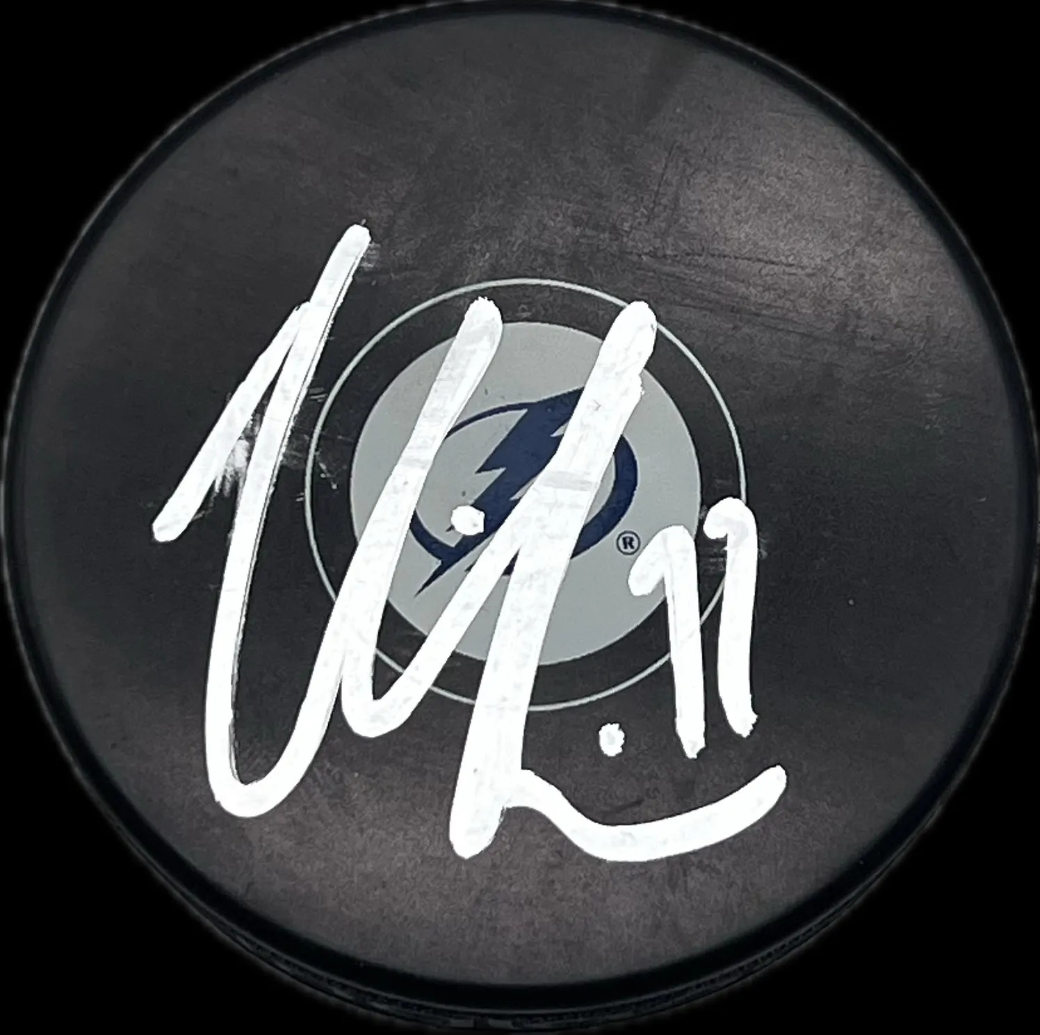 Victor Hedman Signed Hockey Puck JSA Autographed