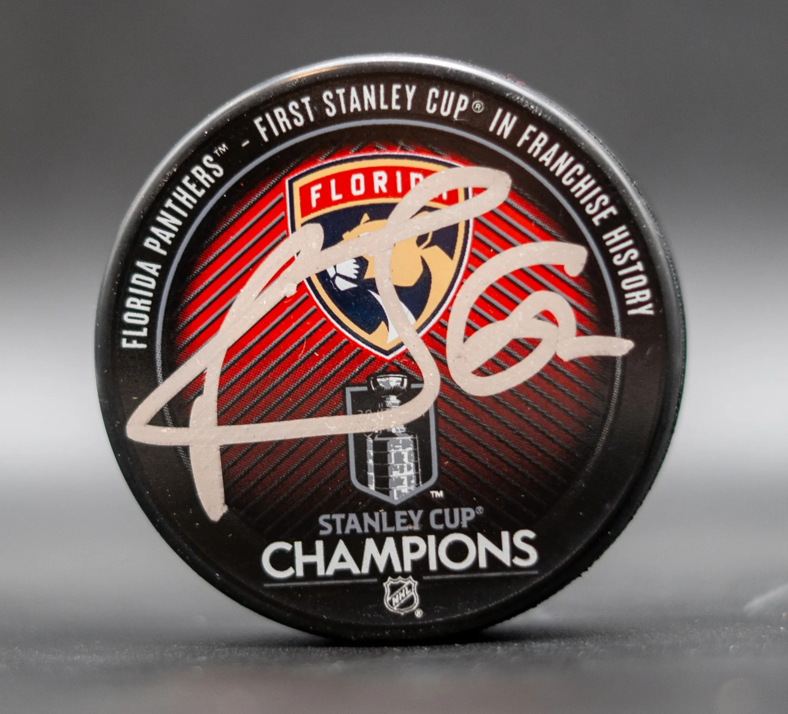 Brandon Montour Signed Hockey Puck JSA Autographed