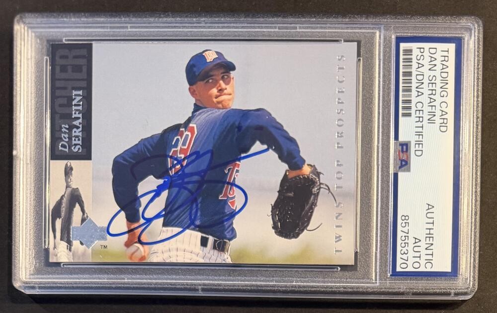 Dan Serafini Signed Autograph PSA/DNA Encapsulated 1993 Upper Deck Minor League