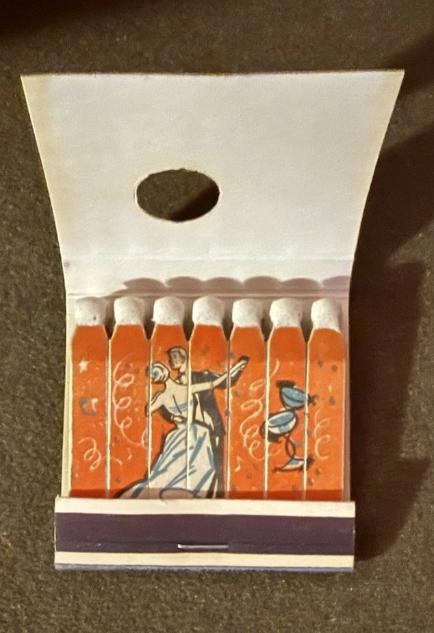 Vintage Matchbook - Pilk’s Flaming Pit Theatre Restaurant Unused Matchbook RARE