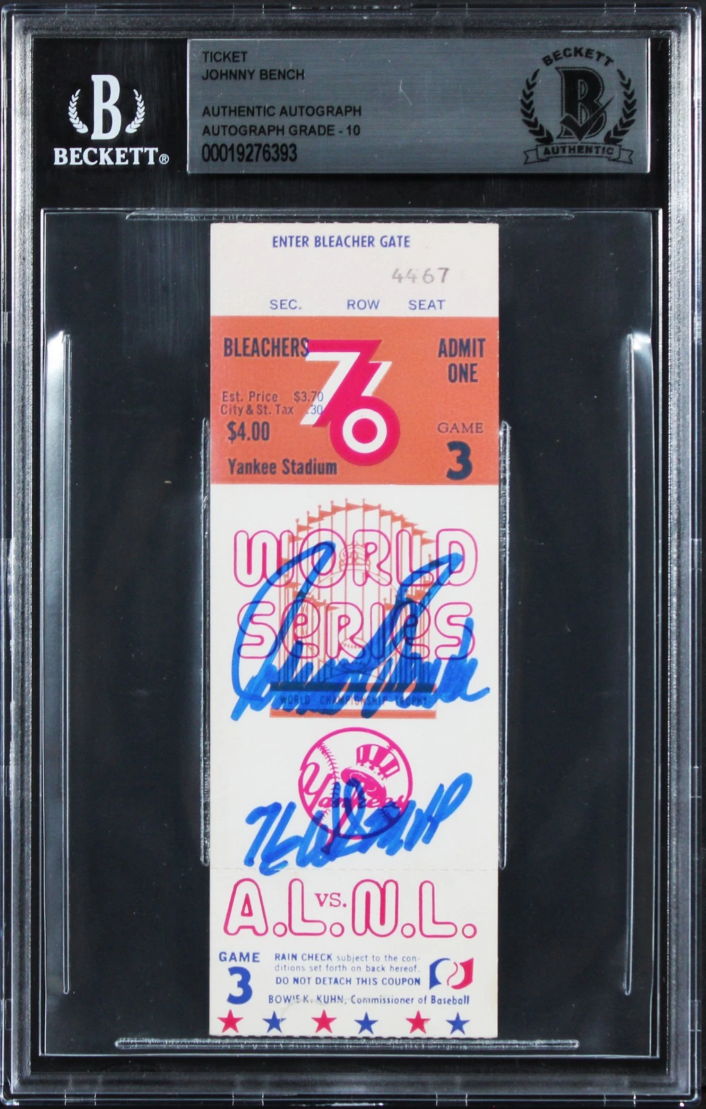 Reds Johnny Bench 