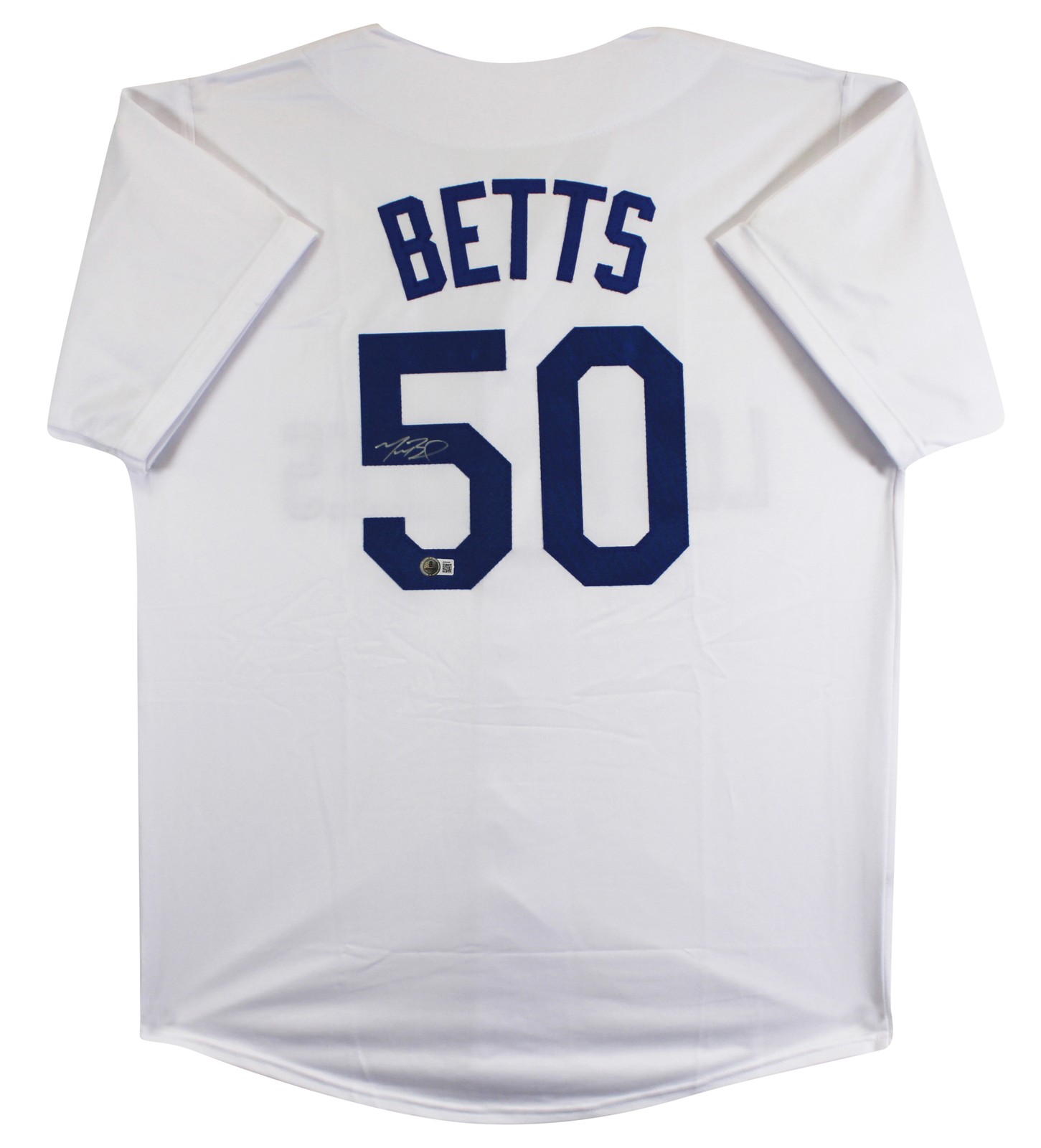 Mookie Betts Authentic Signed White Pro Style Jersey Autographed BAS 1