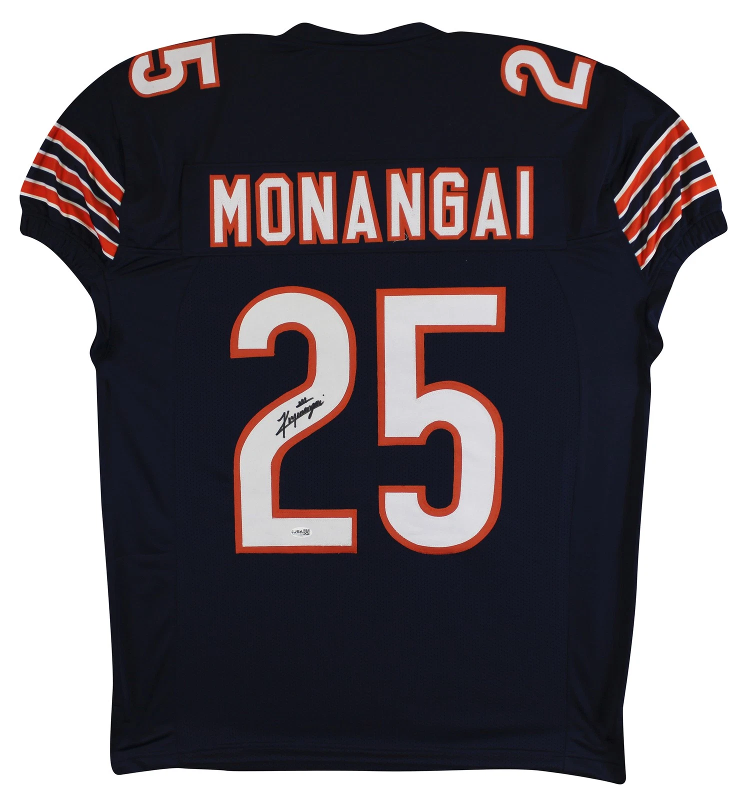 Kyle Monangai Authentic Signed Navy Blue Pro Style Jersey JSA Witness