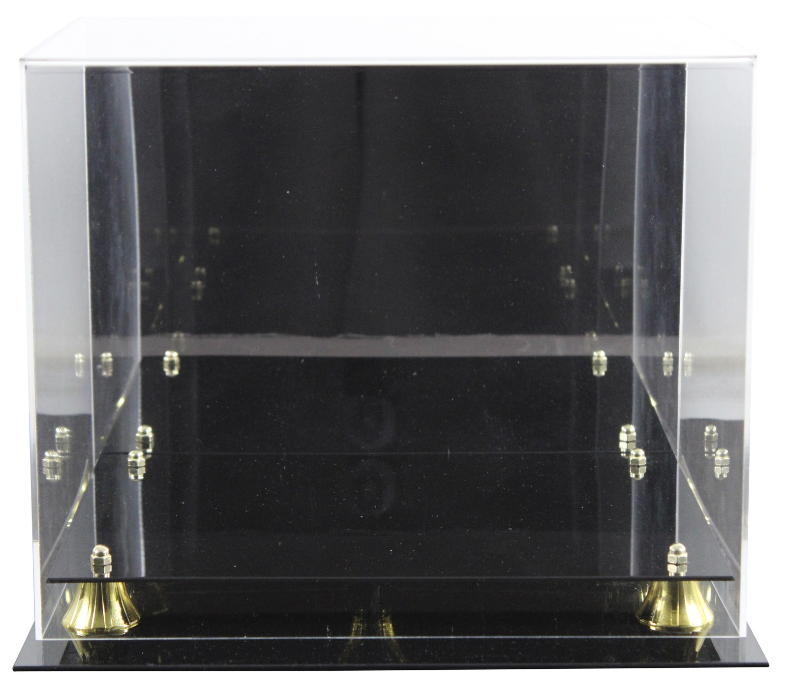 Deluxe Acrylic Football Helmet Mirrored Back Display Case