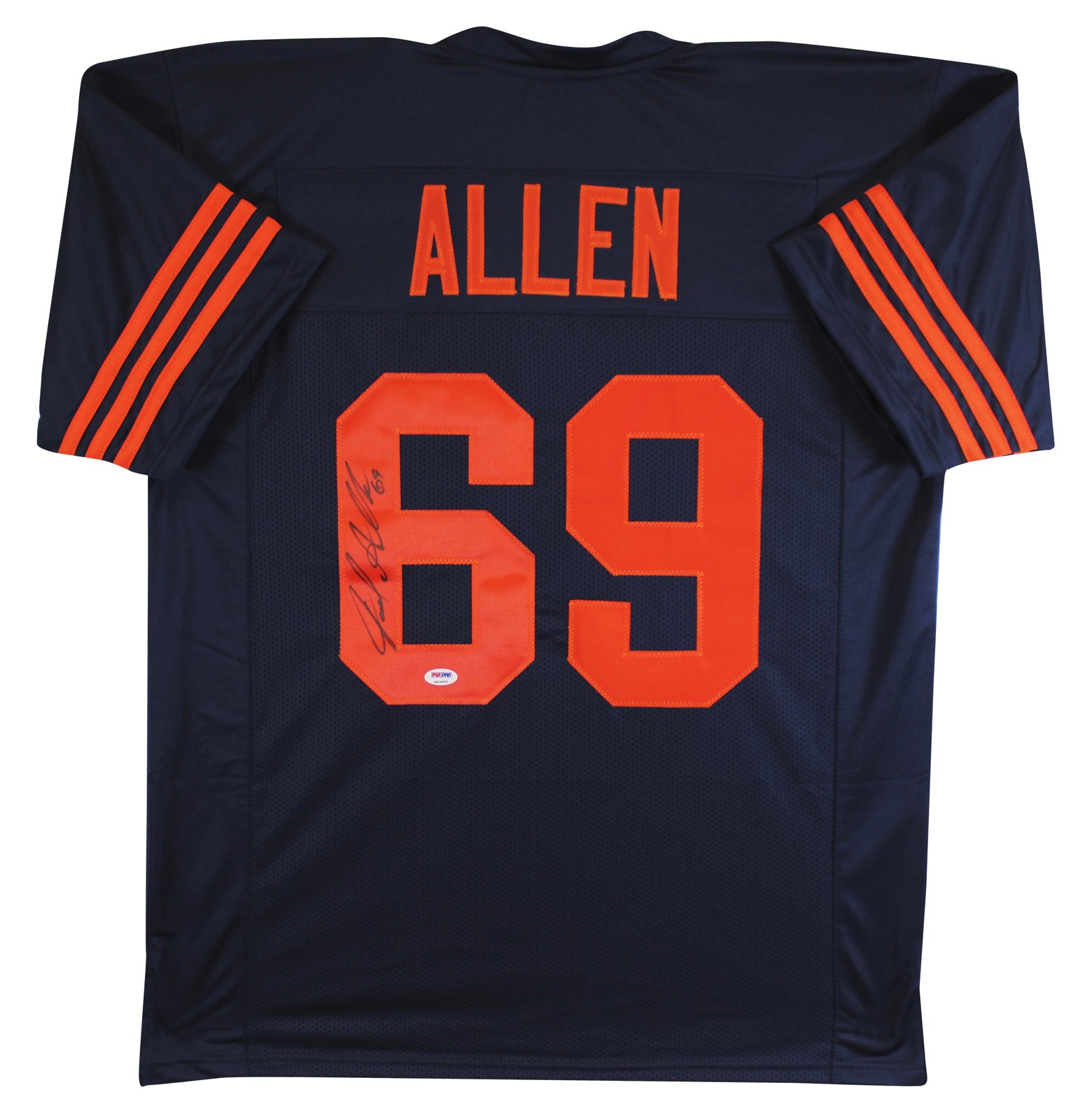 Jared Allen Authentic Signed Navy Pro Style Jersey Autographed PSA/DNA Itp 2