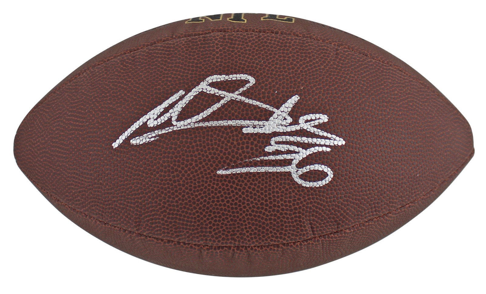 Panthers Miles Sanders Authentic Signed Wilson Super Grip Nfl Football JSA