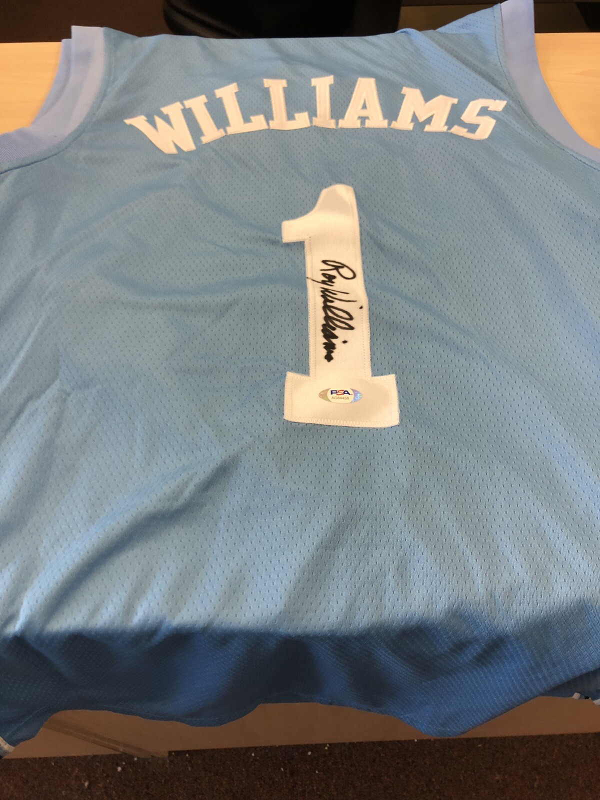 ROY WILLIAMS SIGNED NIKE UNC JERSEY AUTOGRAPH L BASKETBALL Psa NORTH CAROLINA