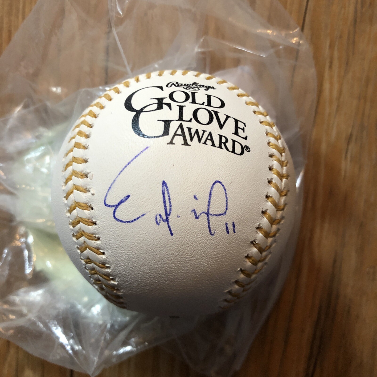 Ender Inciarte  Signed Official Gold Glove Baseball JSA COA YANKEES BRAVES