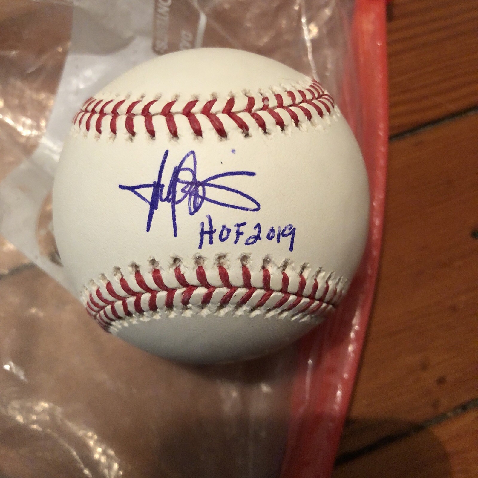 HAROLD BAINES Signed Autographed Baseball w/ HOF 19 Inscription JSA White Sox