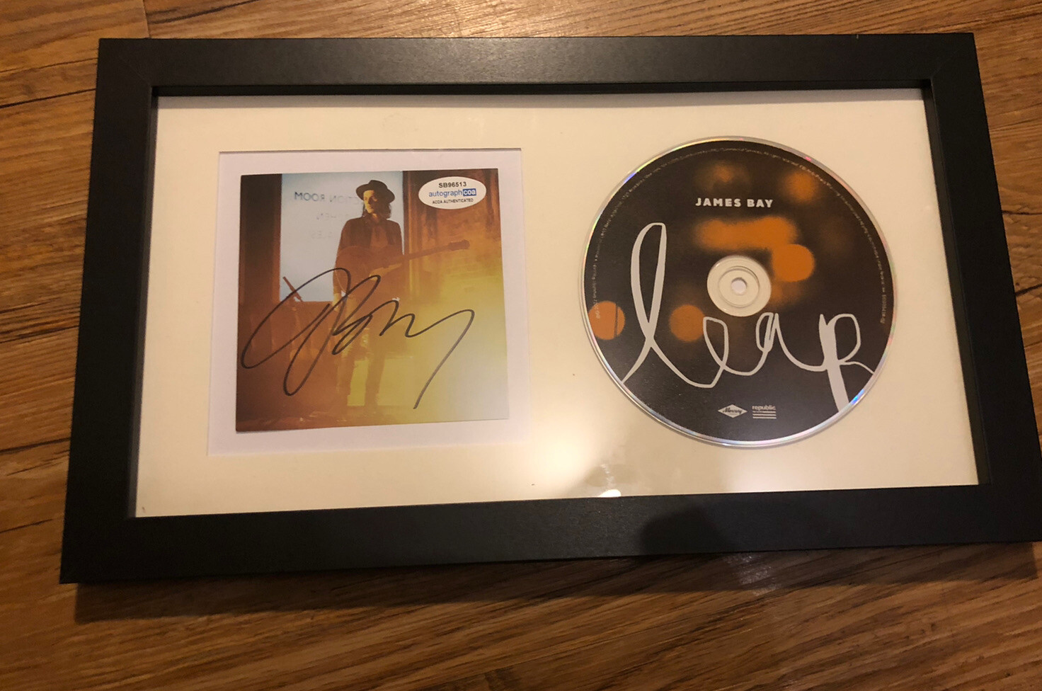 James Bay Signed Autographed CD Leap Album Vinyl Framed ACOA certified country