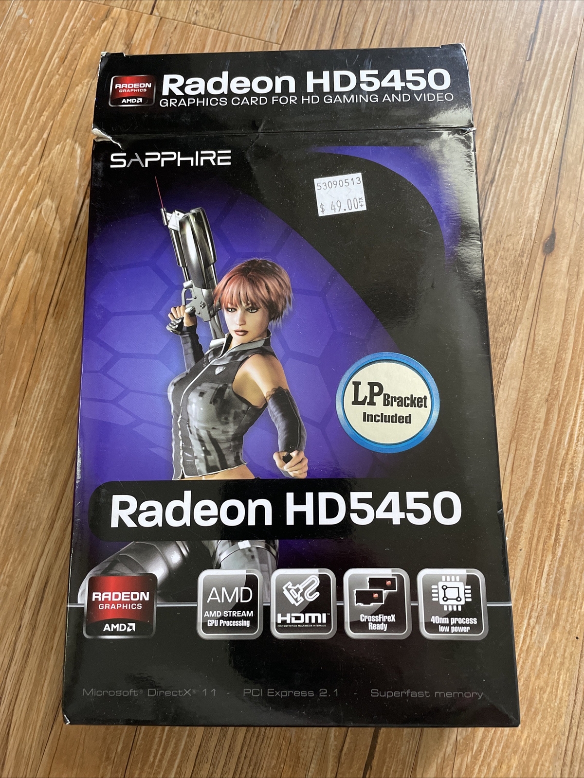 Sapphire  AMD Radeon HD5450 1GB, DDR3, PCI-E, HDMI, DVI, VGA Graphics Card