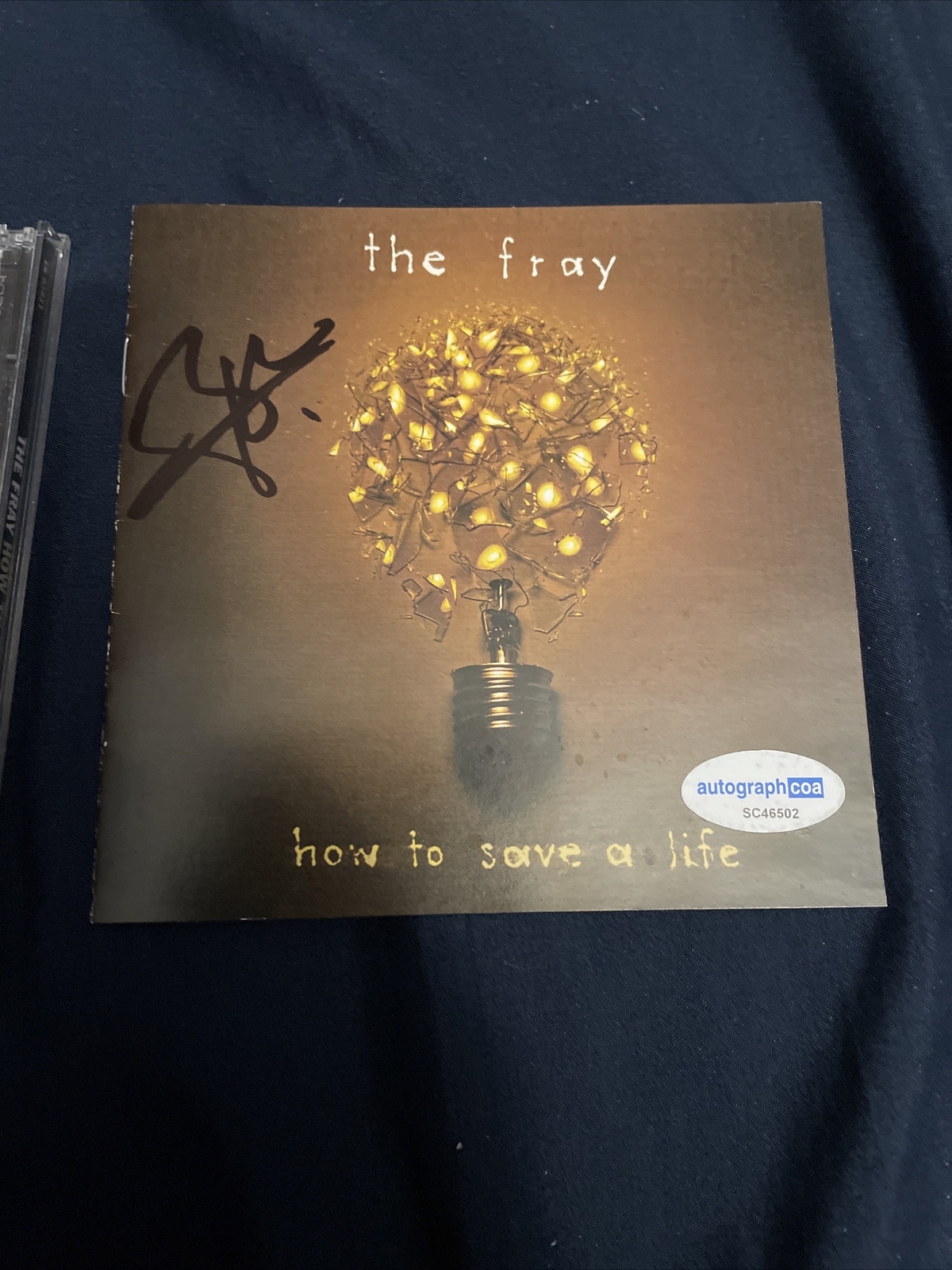 THE FRAY HOW TO SAVE A LIFE  BEN WYSOCKI SIGNED AUTO ACOA CERTIFIED