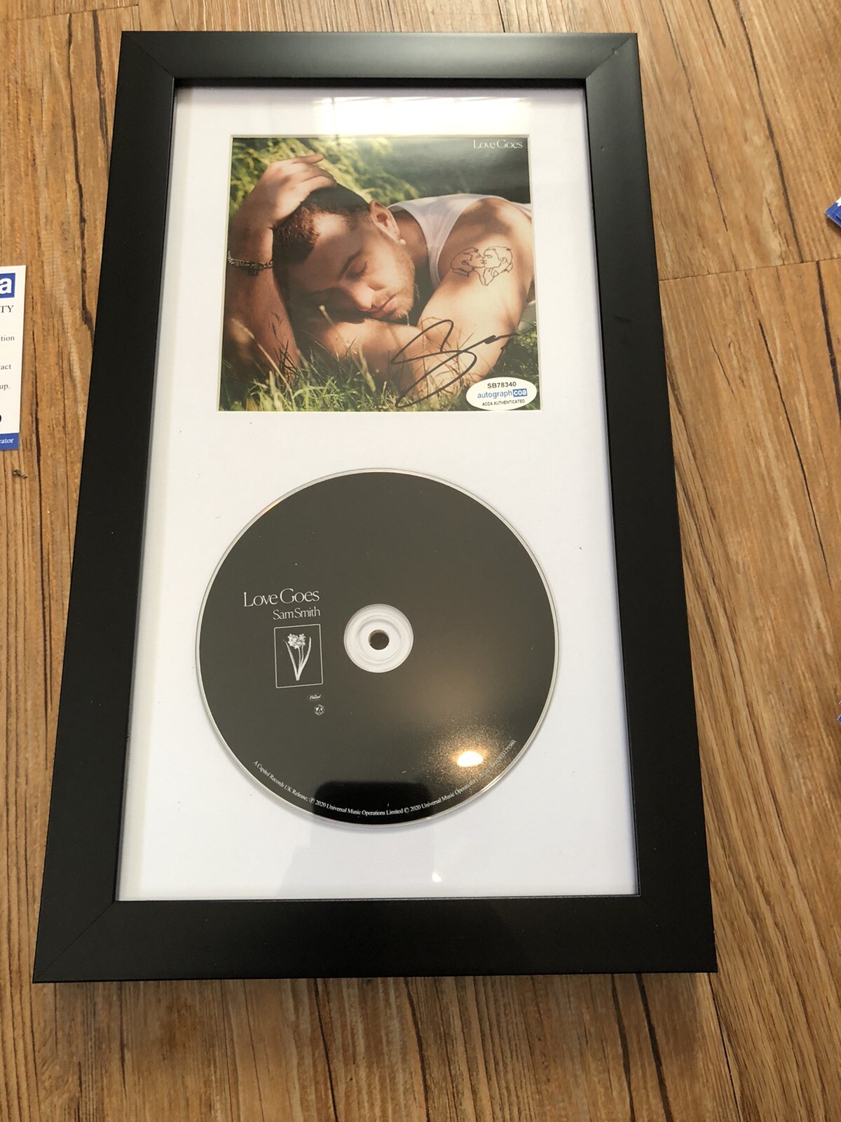 SAM SMITH signed Autographed 